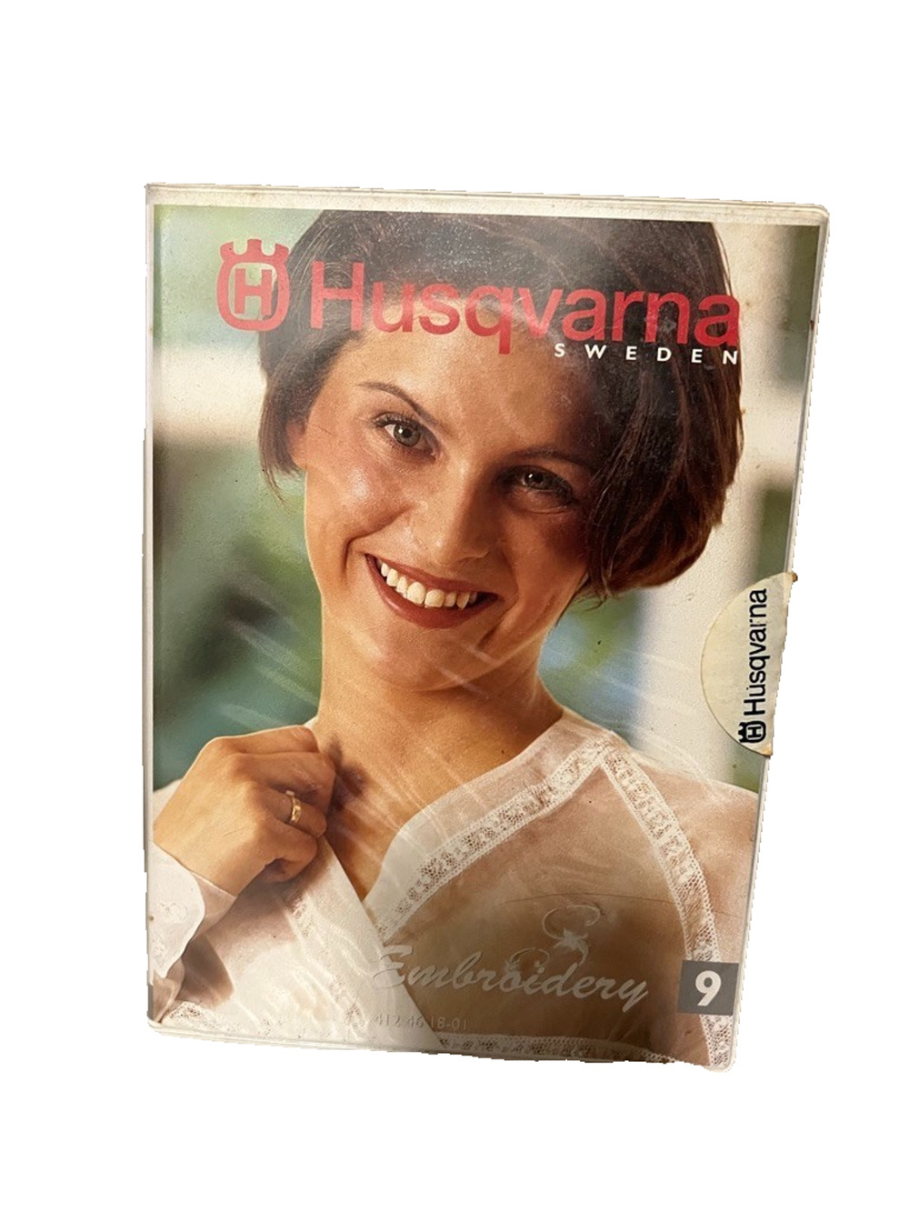 Husqvarna Viking Embroidery Card Programable Heirloom Alphabet #9